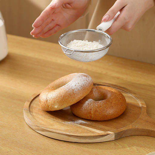 FaSoLa 豆浆过滤网筛婴儿辅食宝宝漏勺家用厨房鸡蛋挞液烘焙工具面粉筛子 商品图9