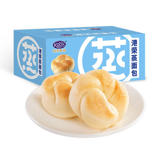 【自营】港荣蒸面包 淡奶味 460g 商品图0