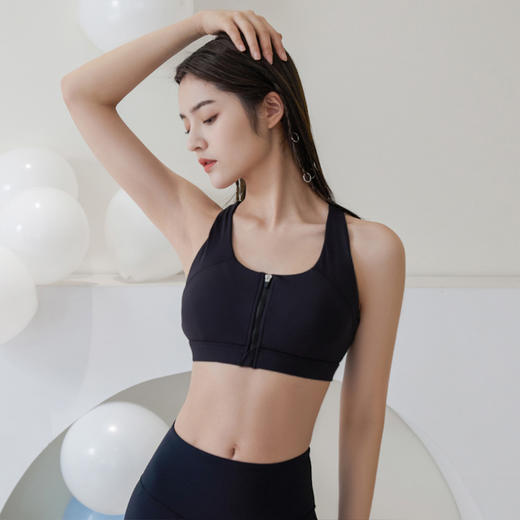 VOVOS潮跑前拉链中高强度运动内衣VWX8007 商品图7