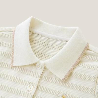 英氏儿童连衣裙2023夏季新款女宝翻领洋气学院风裙子YRLCJ2P415A 商品图4