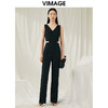 VIMAGE纬漫纪夏季新款高腰修身休闲裤连衣裤V1907519 商品缩略图5