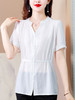 SMZ3906 气质雪纺衬衫女装夏季新款2023显瘦收腰妈妈高端洋气高端小衫上衣 商品缩略图2