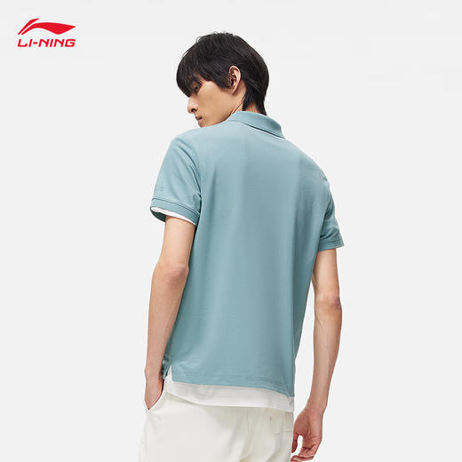 【S断码】李宁中国色系列舒适耐洗短袖POLO男2023新款T恤APLT019【无货退款】 商品图2