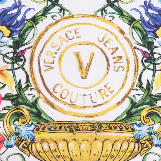 【超惠秒】VERSACE 男士太阳花LOGO图案百搭短袖T恤 11378 商品图5