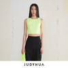 JUDYHUA 极简无袖短上衣 商品缩略图0