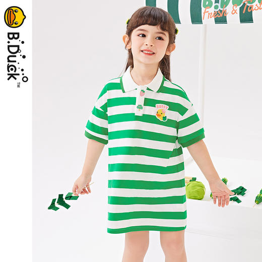 B.Duck小黄鸭童装夏季连衣裙105-150 FF2480025 商品图3