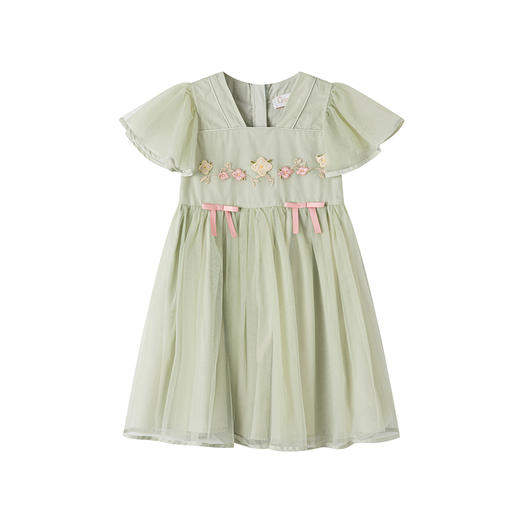 笛莎Deesha 童装女童连衣裙2023夏季时尚连衣裙 商品图4