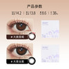 「2副均¥69」SIMO大美目年抛 | 大美目黑/大美目褐大直径着色13.8mm 1副2片 商品缩略图1