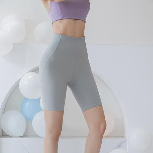 VOVOS裸感凉感瑜伽健身五分裤VDK8008 商品图3