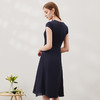 EITIE爱特爱夏季新款优雅气质V领洋气显瘦连衣裙女7007722 商品缩略图10
