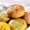 【五谷杂粮欧包】紫薯、南瓜、抹茶、黑麦4种口味，粗粮代餐面包早餐全麦面包烧麦夏日中式好物 商品缩略图0