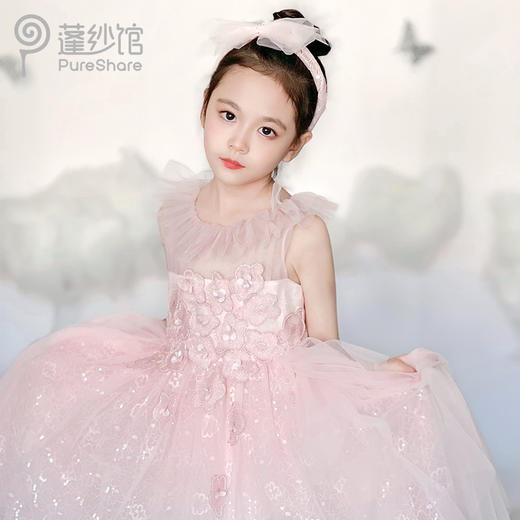 pureshare蓬纱馆 女童礼服裙花恋连衣裙夏季 商品图4
