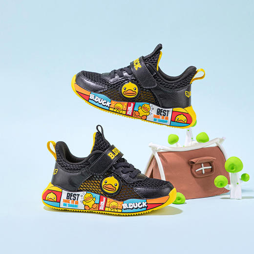 B.Duck小黄鸭童鞋夏季儿童时尚休闲鞋26-35 B1483072 商品图4