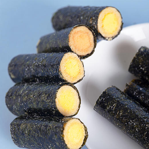 【鲜做现发！海苔肉松蛋卷200包】满满肉松 蛋香浓郁 口口醇香 又酥又脆 营养丰富好吃又不上火 夹心蛋卷酥鸡蛋卷饼干休闲零食健康特价清仓 商品图5