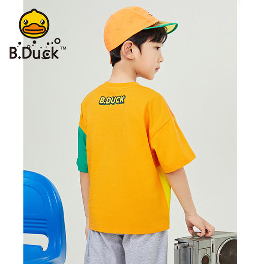 B.Duck小黄鸭童装夏季短袖T恤105-150 BF2301085A 商品图2