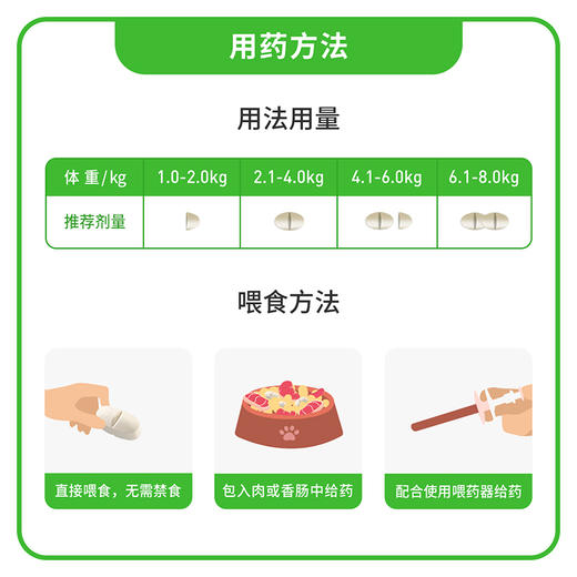 拜耳犬猫驱虫猫咪体内驱虫药除虫内虫逃幼猫成猫通用德国拜宠清4kg吃1颗 商品图2