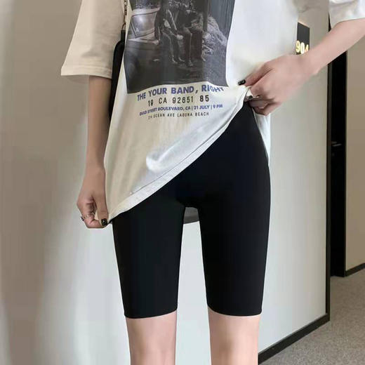 【超显身材 收腹提臀 穿出性感小蛮腰！】五分鲨鱼裤纯色女外穿，夏季薄款收腹芭比裤骑行裤无痕瑜伽打底短裤 商品图4