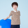 mettekids男童短袖t恤夏季儿童冰感透气polo衫中大童字母印花上衣 商品缩略图3