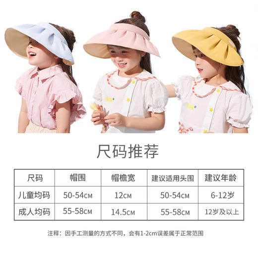 Lemonkid柠檬宝宝儿童防晒贝壳帽 防紫外线UPF50+ 空顶太阳帽 商品图5