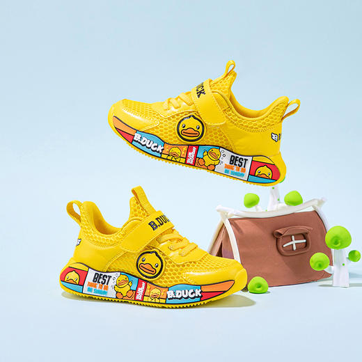 B.Duck小黄鸭童鞋夏季儿童时尚休闲鞋26-35 B1483072 商品图3