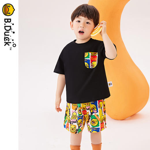 B.Duck小黄鸭童装夏季短袖套装90-130 BF2481053 商品图2