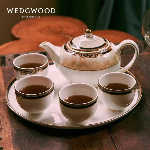 WEDGWOOD威基伍德丰饶之角中式茶具六件套骨瓷茶壶杯托盘 商品图1