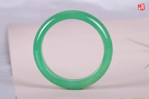 [ 清福 ]  东陵玉手镯 | 绿意盎然，碧水春色，恬静又诗意 商品图3