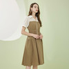 RF8E8斯尔丽瑟俪2023夏季新款收腰显瘦A摆衬衫式时尚拼接连衣裙 商品缩略图2