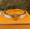 【预定款】爱马仕 Hermes 男女通款窄版珐琅 Clic H手镯 商品缩略图5