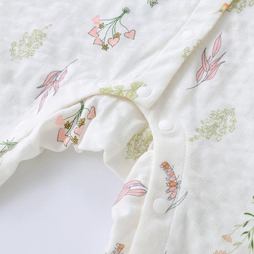 英氏连体蛤衣新生儿纯棉轻薄提花爬服YLHAJ12007A YLHAJ12008A YLAAJ12008A YLAAJ12007A 商品图2