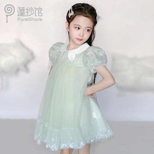 pureshare蓬纱馆 化蝶连衣裙夏季公主裙女童新款 商品图4