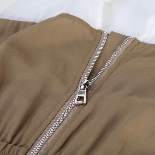 RF8E8斯尔丽瑟俪2023夏季新款收腰显瘦A摆衬衫式时尚拼接连衣裙 商品图4