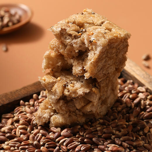 【不单独添加蔗糖！黑麦奇亚籽沙琪玛】开袋即食，新代餐，满满实粒派！代餐早餐沙琪玛粗粮办公零食糕点整箱健康特价清仓 商品图2