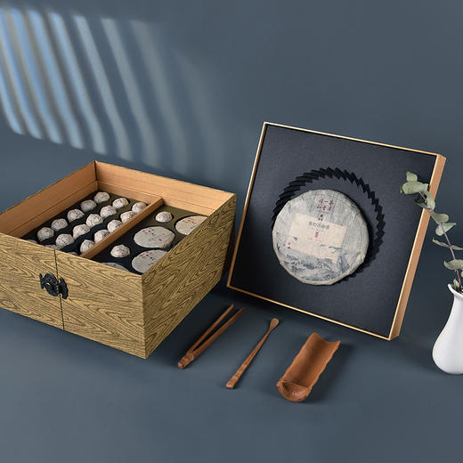 【送给懂茶的人】马帮普洱茶 匠心手作 历久耐泡 茶汤透亮 茶叶礼盒 普洱生茶熟茶 高级礼品套装 商品图9