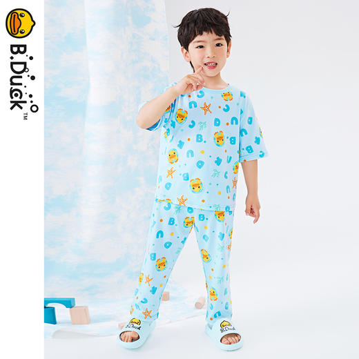 B.Duck小黄鸭童装夏季家居套装105-150 BF2487095 商品图2