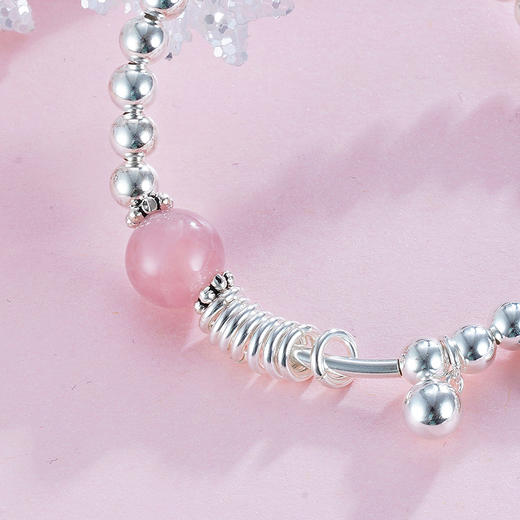 子佩集S925银【永遇乐】粉晶手串【TSB0001-12】【TSB0001-11】2304 商品图4