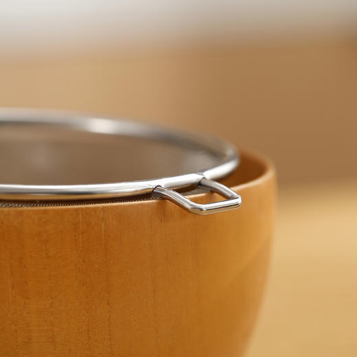 FaSoLa 豆浆过滤网筛婴儿辅食宝宝漏勺家用厨房鸡蛋挞液烘焙工具面粉筛子 商品图6