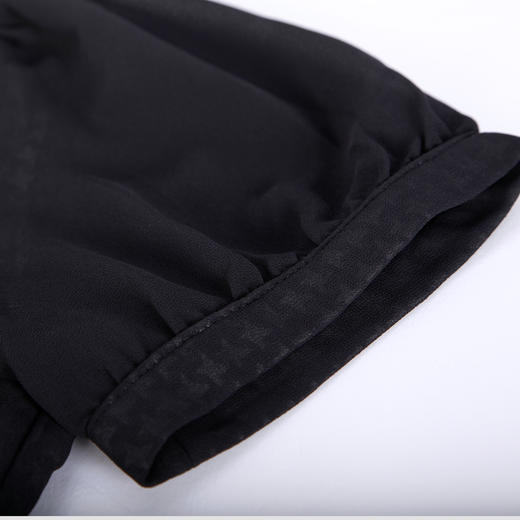 NF8B9斯尔丽瑟俪2023年新品法式浪漫收腰大摆小立领连衣裙 商品图4