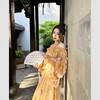 BeQueenStory【鎏金花影】高端一字肩真丝桑蚕丝时尚套装2023春季新款女 商品缩略图2