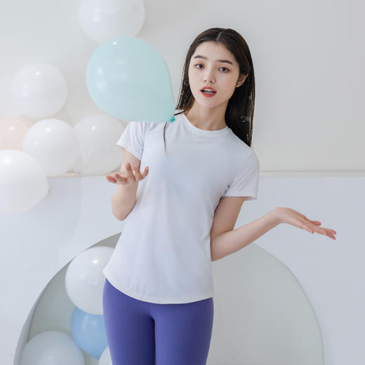 VOVOS女子凉感速干训练运动短袖体恤VTX8019 商品图2
