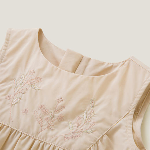 英氏童装纯棉无袖背心裙2023夏季YRLFJ2P297A 商品图2