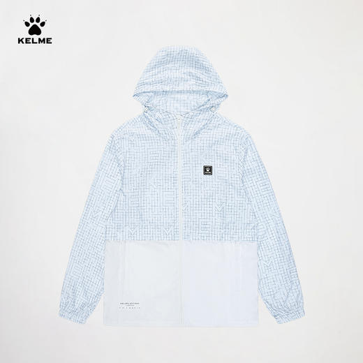 KELME卡尔美科学艺术城系列夏季新款薄防紫外线UPF50连帽皮肤衣外套 商品图7