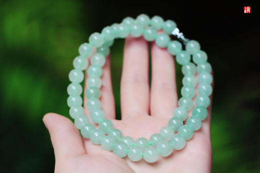 [ 翠羽明珠 ]  东陵玉项链 | 如碧色春水，翠绿欲滴，恬静又诗意 商品图0