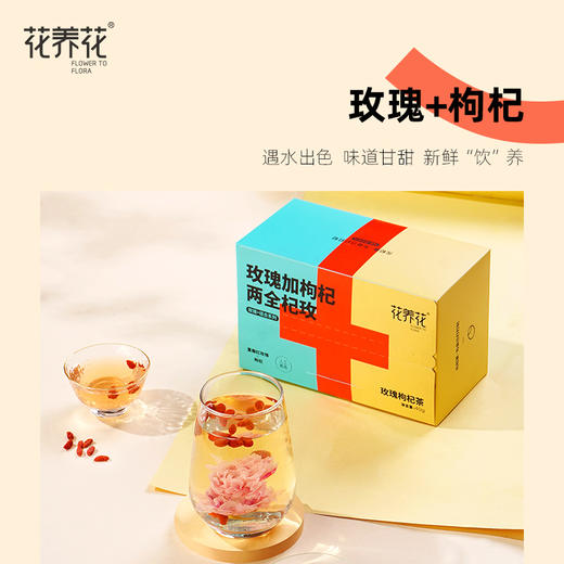 玫瑰+系列组合：玫瑰+枸杞、玫瑰+红枣桂圆、玫瑰+柠檬片 商品图1