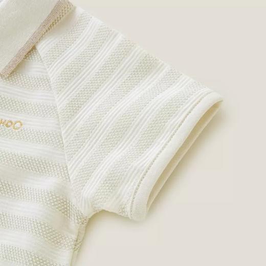 英氏新生婴儿哈衣短袖连体衣23夏季短哈翻领男女爬服YRHBJ2P404A 商品图2