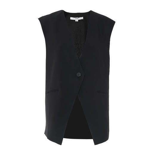 VIMAGE纬漫纪夏季新款百搭马甲简约修身西装薄外套V1903514 商品图4