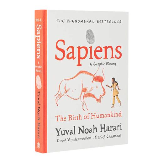 英文原版 Sapiens A Graphic History 人类简史1 从动物到上帝 漫画小说 漫画社科科普 英文版 进口英语原版书籍 商品图1