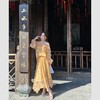 BeQueenStory【鎏金花影】高端一字肩真丝桑蚕丝时尚套装2023春季新款女 商品缩略图3