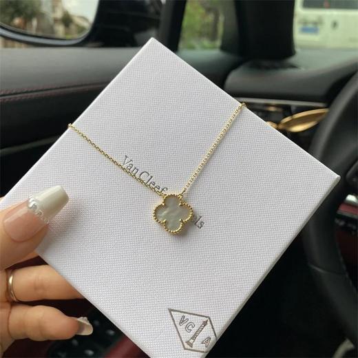 A591雅宝 vca 四叶草 单花 项链 商品图3