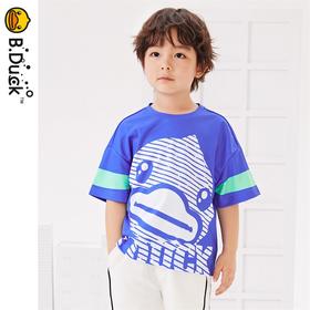 B.Duck小黄鸭童装夏季短袖T恤105-150 BF2402006
